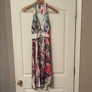 Yo Yo 5 Backless Floral Dress/Beach coverup - Multicolor size 3XL
